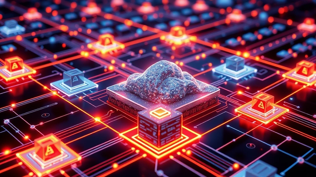 Digital representation of network security with interconnected nodes, firewalls, and protective layers visualized as glowing barriers surrounding data centers and cloud infrastructure