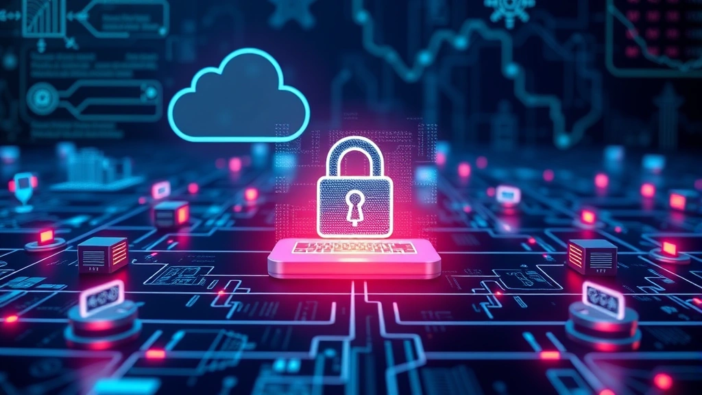 Digital representation of data protection showing encrypted information, secure network architecture with firewalls, and connected security systems protecting organizational assets