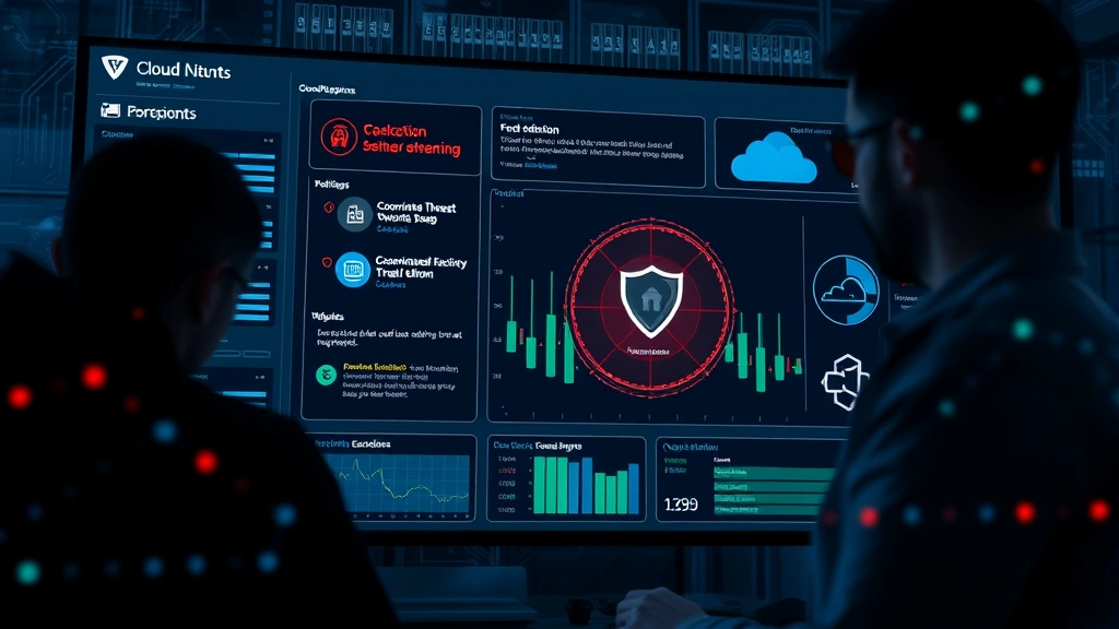 Security team performing incident response with unified security platform interface showing coordinated threat detection across endpoints, networks, and cloud infrastructure simultaneously
