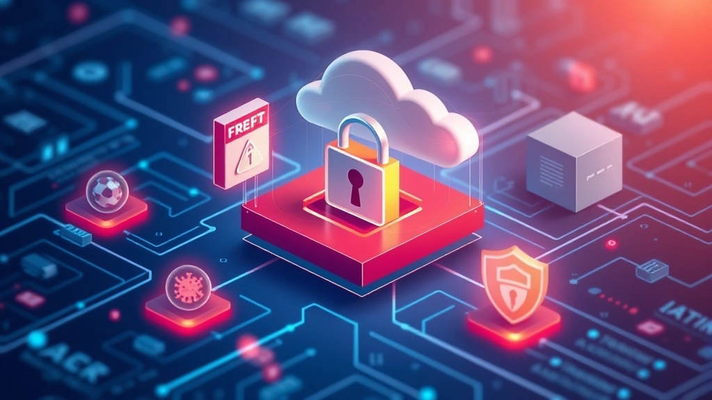 Digital illustration of interconnected security layers protecting a network - firewall, encryption, malware detection, and intrusion prevention systems working together as integrated defense mechanism