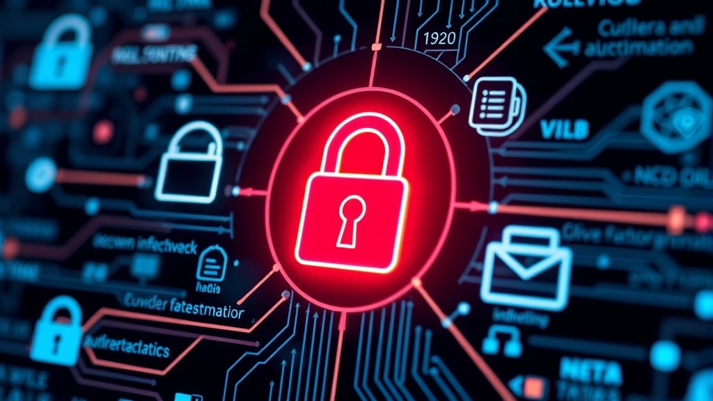 Close-up of secure data protection visualization showing encrypted information, access controls, and multi-factor authentication elements protecting sensitive digital assets and files