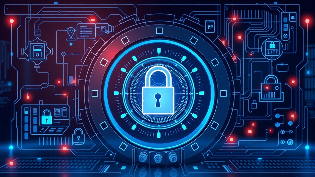 Digital vault or secure storage concept showing encrypted data protection, lock mechanisms, and cybersecurity infrastructure protecting valuable assets