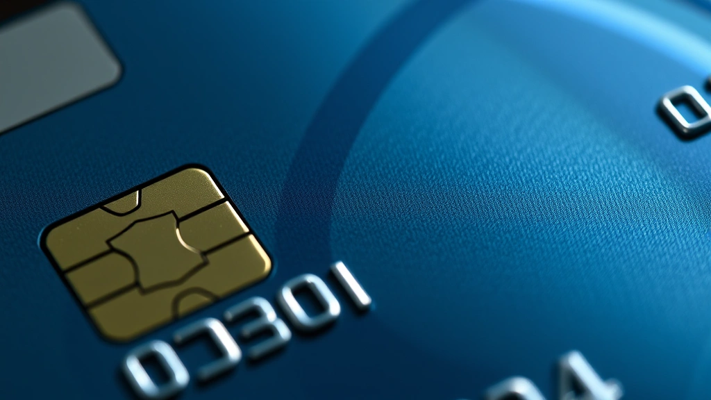 Close-up of a credit card showing holographic security features and magnetic stripe, professional lighting, shallow depth of field, no visible text or numbers, emphasizing physical security elements
