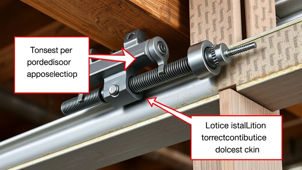 Close-up detail of properly torqued beam clamp mechanism showing even jaw contact with structural steel beam surface, demonstrating correct installation technique and load distribution