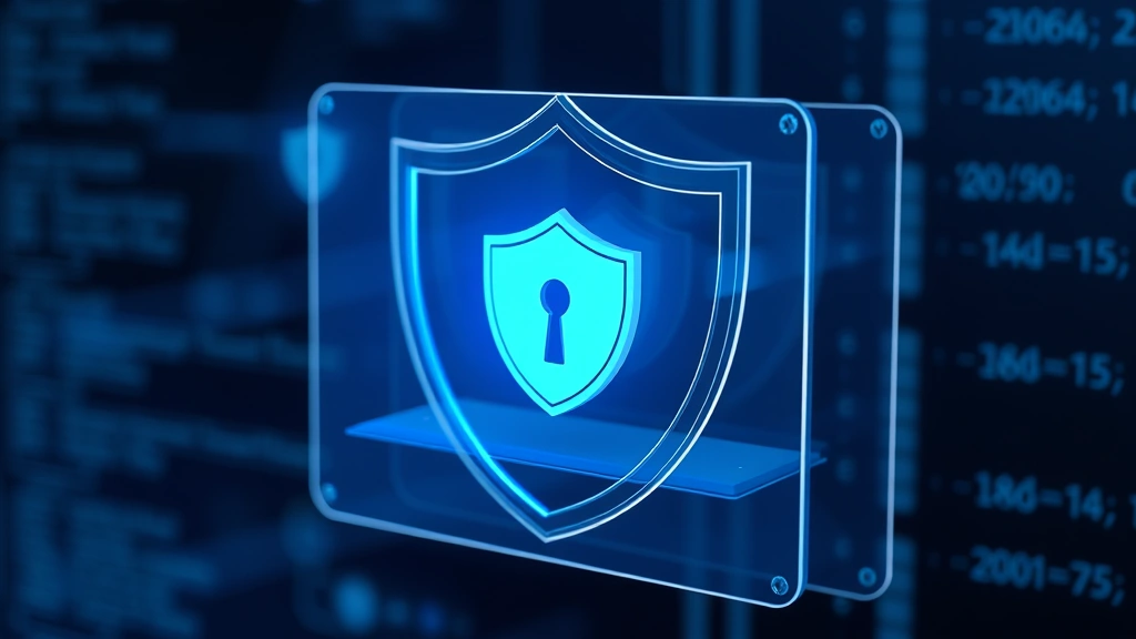 Photorealistic photograph of layered security concept: multiple transparent security barriers or shields representing different protection layers, digital blue light reflecting off surfaces, abstract representation of network defense architecture, no text or terminal windows